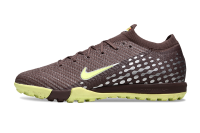 Nike Air Zoom Mercurial Vapor 16 Elite TF Football Shoes - Brown/Lime Twist/Silver Dots