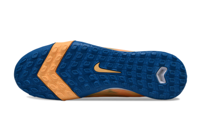 KM x Nike Air Zoom Mercurial Superfly 10 Elite TF Football Shoes - Orange/Tropical Sunrise/Navy Blue