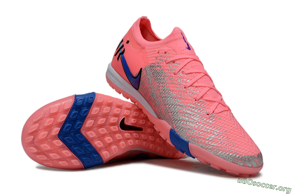 Nike Air Zoom Mercurial Vapor 16 Elite TF Football Shoes - Pink/Bright Coral/Deep Blue 0