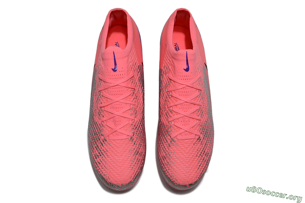 Nike Air Zoom Mercurial Vapor 16 Elite FG Football Boots - Pink/Electric Pink/Aqua Blue 4