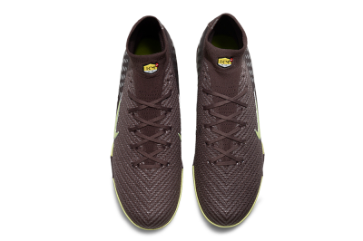 Nike Air Zoom Mercurial Superfly 10 Elite TF Football Shoes - Brown/Lime Green/Slate Grey