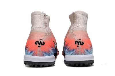 Nike Air Zoom Mercurial Superfly 10 Elite TF Football Shoes - Pink/Coral Breeze/Faded Blue