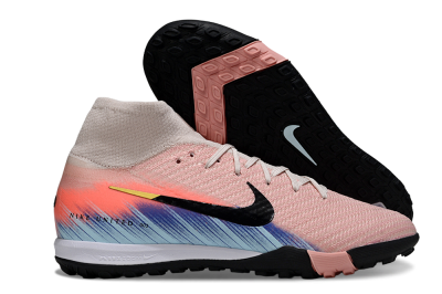 Nike Air Zoom Mercurial Superfly 10 Elite TF Football Shoes - Pink/Coral Breeze/Faded Blue