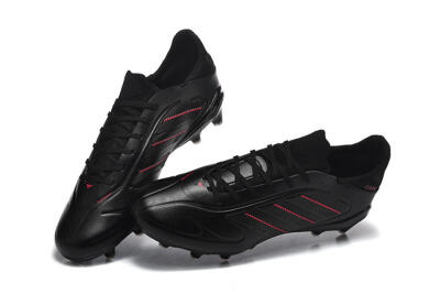 Adidas Copa Pure 2 FG Football Boots - Black/Crimson Burst/Sleek Charcoal