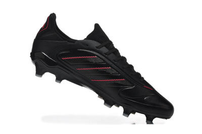 Adidas Copa Pure 2 FG Football Boots - Black/Crimson Burst/Sleek Charcoal