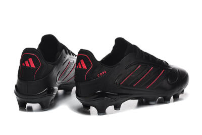 Adidas Copa Pure 2 FG Football Boots - Black/Crimson Burst/Sleek Charcoal