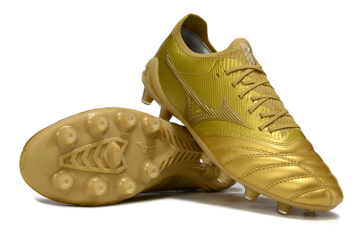 Mizuno Morelia Neo 4 FG Football Boots - Gold/Metallic Gold/Shiny Gold