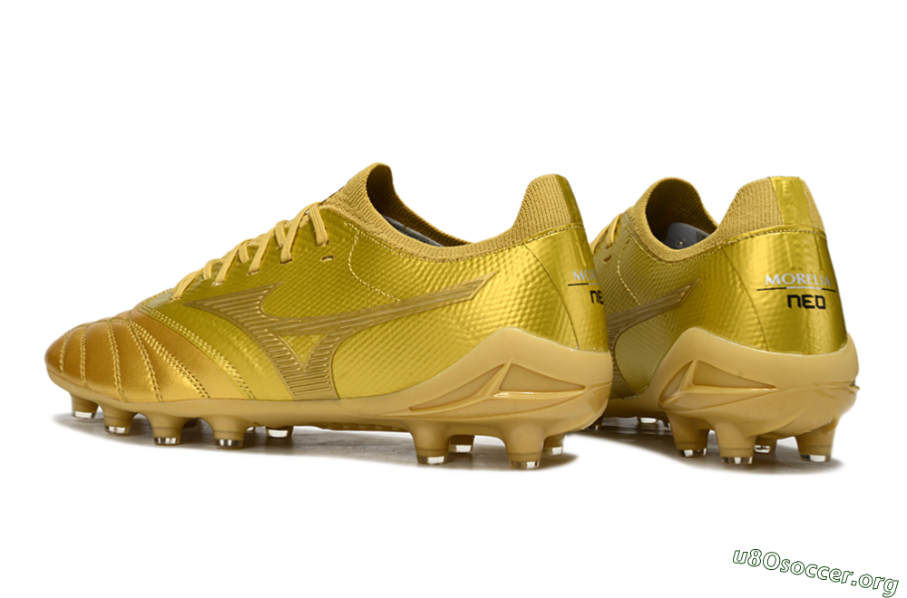 Mizuno Morelia Neo 4 FG Football Boots - Gold/Metallic Gold/Shiny Gold 4