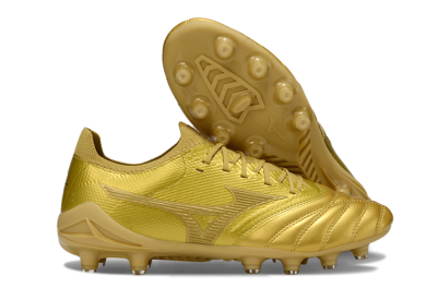 Mizuno Morelia Neo 4 FG Football Boots - Gold/Metallic Gold/Shiny Gold