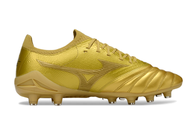 Mizuno Morelia Neo 4 FG Football Boots - Gold/Metallic Gold/Shiny Gold
