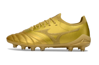 Mizuno Morelia Neo 4 FG Football Boots - Gold/Metallic Gold/Shiny Gold