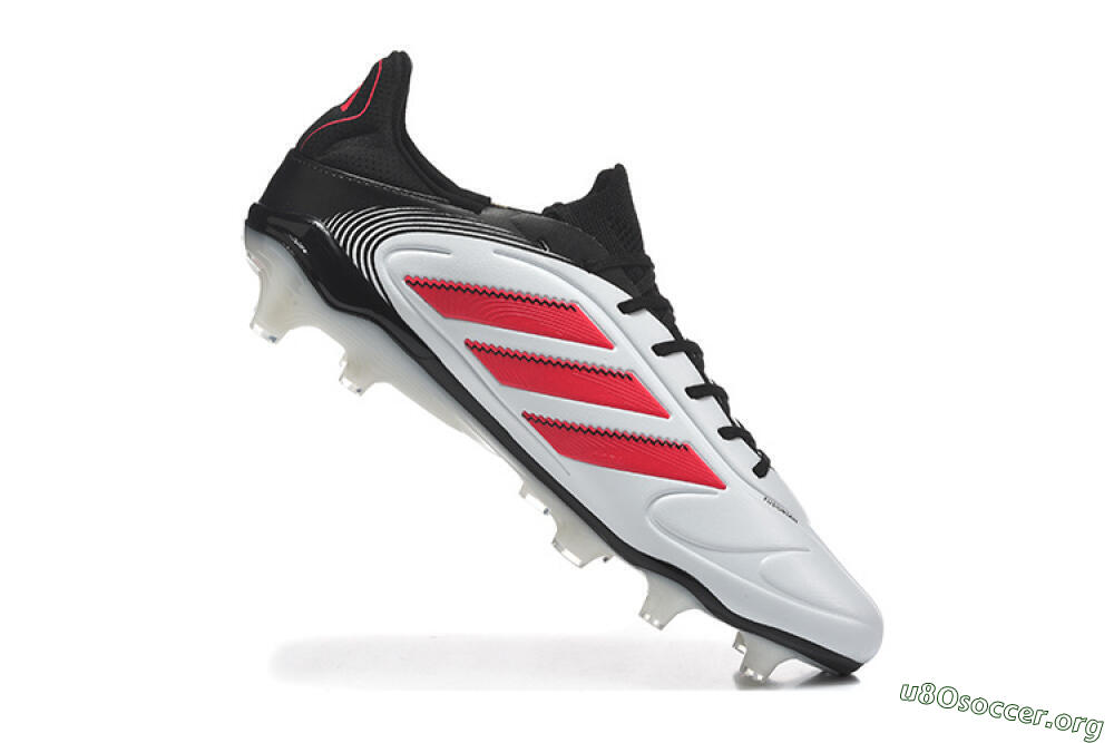 Adidas Copa Pure 2 FG Football Boots - White/Crimson Red/Black 7
