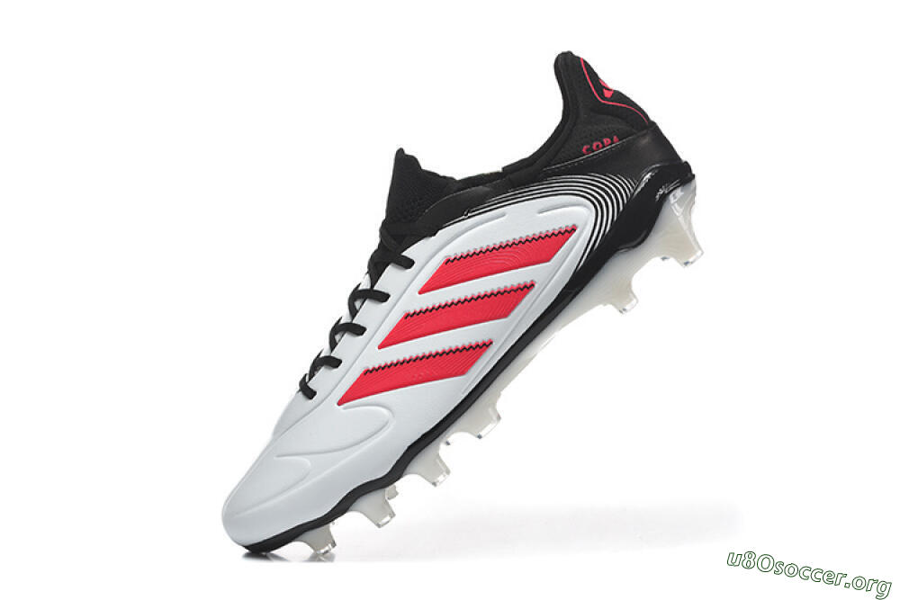 Adidas Copa Pure 2 FG Football Boots - White/Crimson Red/Black 8
