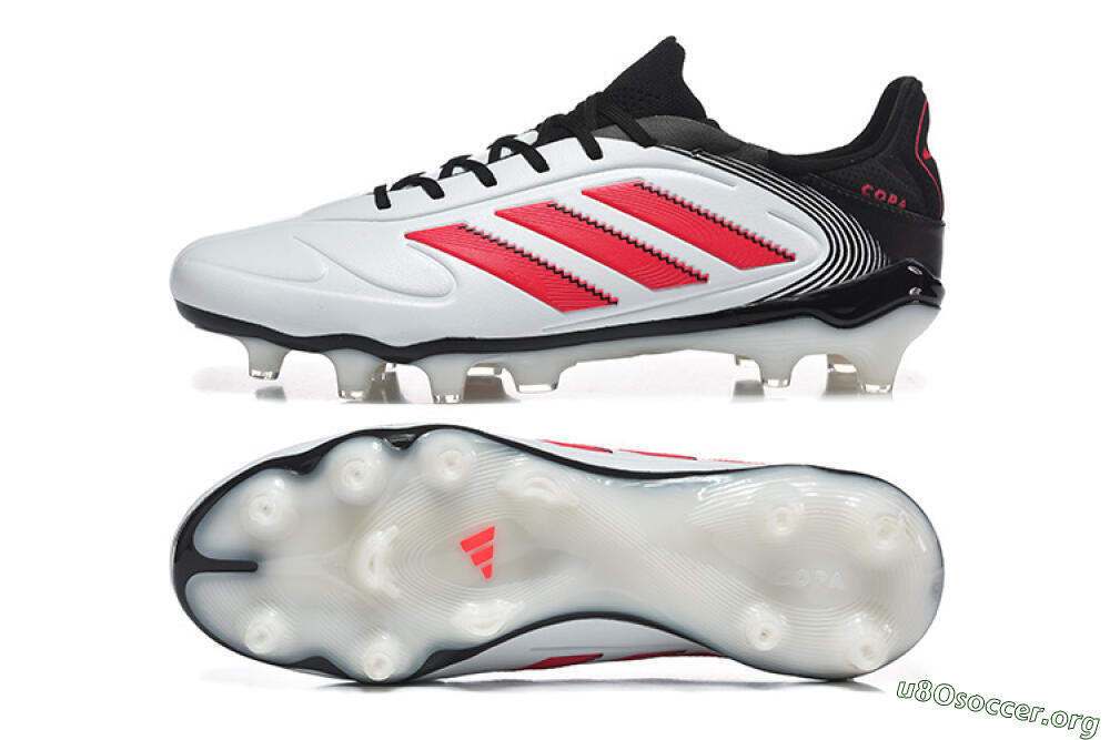 Adidas Copa Pure 2 FG Football Boots - White/Crimson Red/Black 1