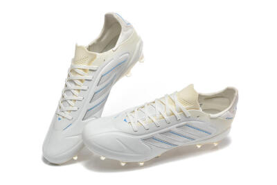 Adidas Copa Pure 2 FG Football Boots - White/Light Gray/Blue
