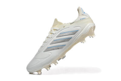 Adidas Copa Pure 2 FG Football Boots - White/Light Gray/Blue