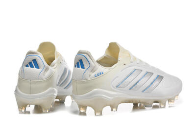 Adidas Copa Pure 2 FG Football Boots - White/Light Gray/Blue