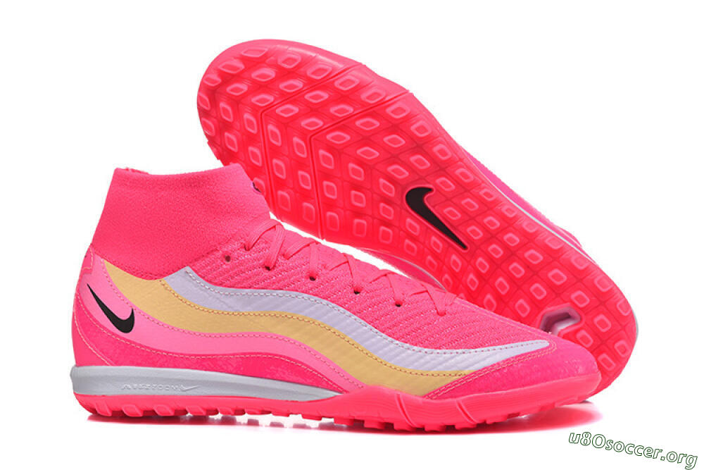 Nike Air Zoom Mercurial Superfly 10 Elite TF Football Shoes - Pink/Electric Pink/Lemon Yellow 2