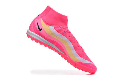 Nike Air Zoom Mercurial Superfly 10 Elite TF Football Shoes - Pink/Electric Pink/Lemon Yellow