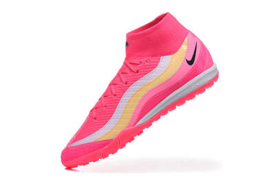 Nike Air Zoom Mercurial Superfly 10 Elite TF Football Shoes - Pink/Electric Pink/Lemon Yellow