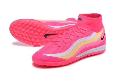 Nike Air Zoom Mercurial Superfly 10 Elite TF Football Shoes - Pink/Electric Pink/Lemon Yellow