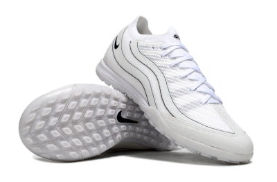 Nike Air Zoom Mercurial Vapor 16 Elite TF Football Shoes - White/Clean White/Black Accents