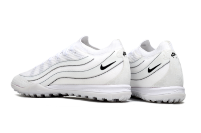 Nike Air Zoom Mercurial Vapor 16 Elite TF Football Shoes - White/Clean White/Black Accents