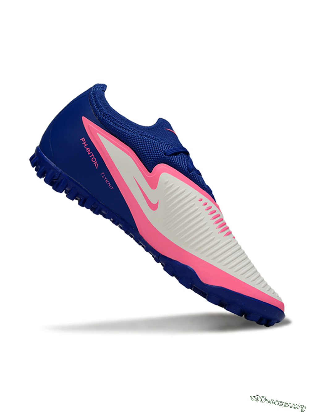 Nike Phantom 6 Low Elite TF Football Shoes - Blue/Vibrant Pink/Light Grey 4