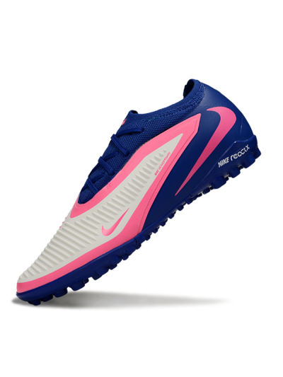 Nike Phantom 6 Low Elite TF Football Shoes - Blue/Vibrant Pink/Light Grey