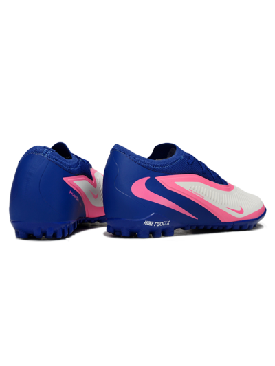 Nike Phantom 6 Low Elite TF Football Shoes - Blue/Vibrant Pink/Light Grey