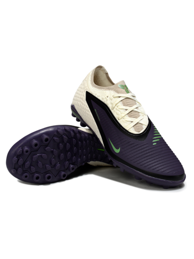 Nike Phantom 6 Low Elite TF Football Shoes - Purple/Electric Green/Neutral White