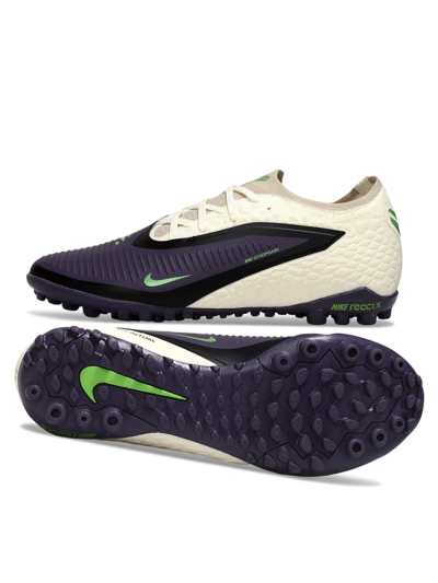 Nike Phantom 6 Low Elite TF Football Shoes - Purple/Electric Green/Neutral White