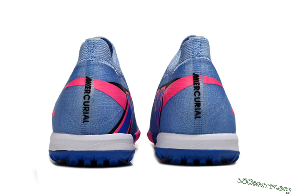 Nike Air Zoom Mercurial Vapor 16 Elite TF Football Shoes - Blue/Electric Blue/Neon Pink 5