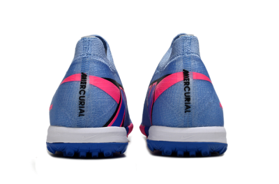 Nike Air Zoom Mercurial Vapor 16 Elite TF Football Shoes - Blue/Electric Blue/Neon Pink