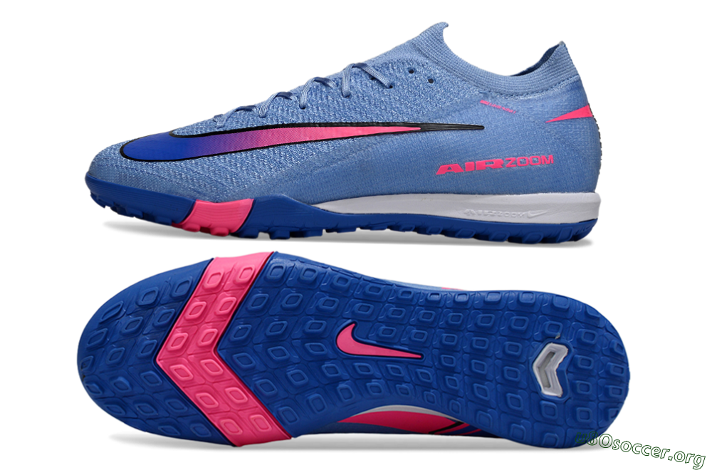 Nike Air Zoom Mercurial Vapor 16 Elite TF Football Shoes - Blue/Electric Blue/Neon Pink 1