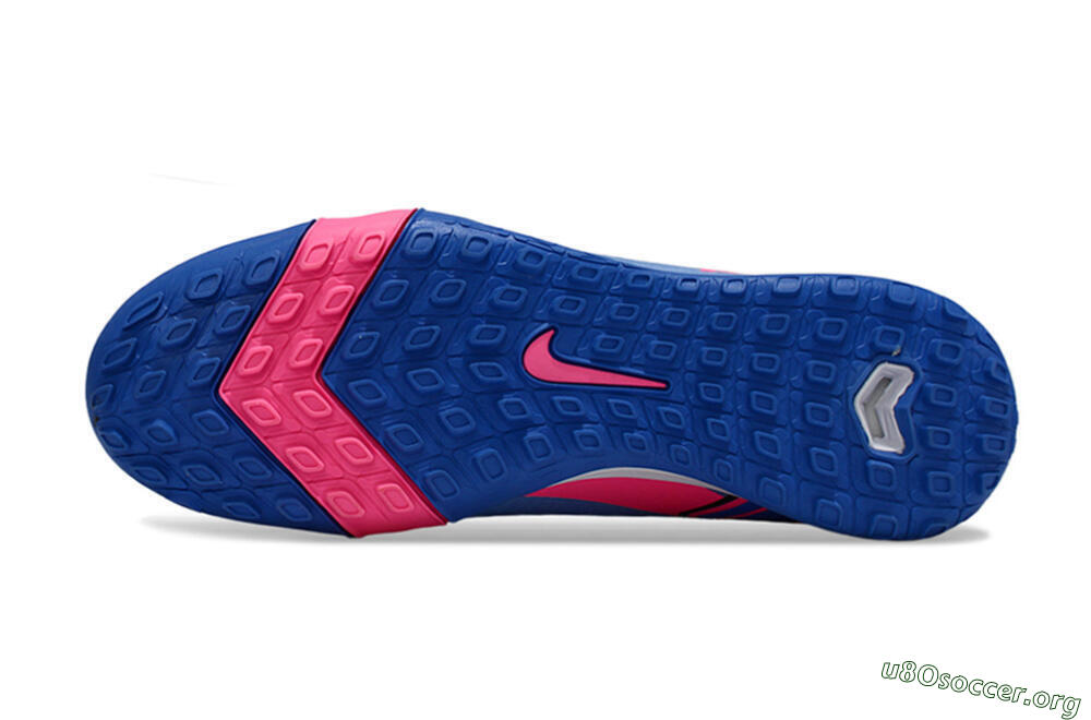 Nike Air Zoom Mercurial Vapor 16 Elite TF Football Shoes - Blue/Electric Blue/Neon Pink 6