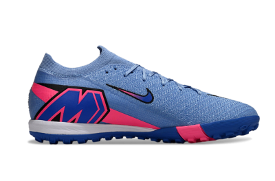 Nike Air Zoom Mercurial Vapor 16 Elite TF Football Shoes - Blue/Electric Blue/Neon Pink