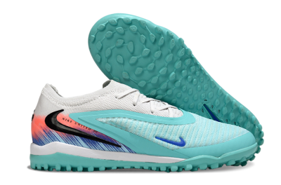 Nike Phantom 6 Low Elite TF Football Shoes - Aqua/Bright Aqua/Coral Pink