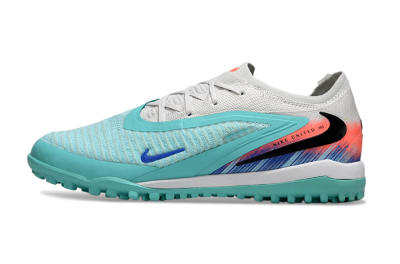 Nike Phantom 6 Low Elite TF Football Shoes - Aqua/Bright Aqua/Coral Pink