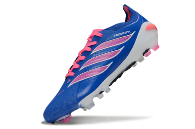 Adidas Predator 26 Elite FG Football Boots - Blue/Electric Blue/Fuchsia Pink