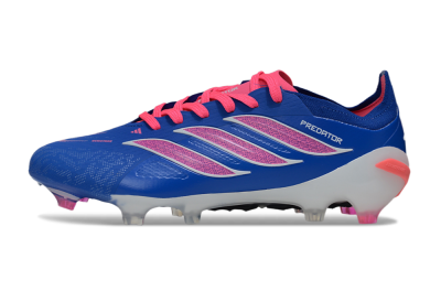 Adidas Predator 26 Elite FG Football Boots - Blue/Electric Blue/Fuchsia Pink