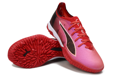Puma Ultra Ultimate TF Football Shoes - Red/Vibrant Red/Crimson Black