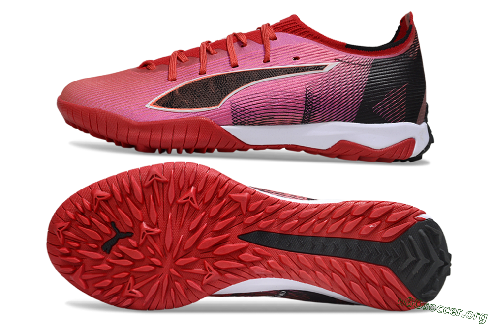 Puma Ultra Ultimate TF Football Shoes - Red/Vibrant Red/Crimson Black 1
