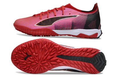 Puma Ultra Ultimate TF Football Shoes - Red/Vibrant Red/Crimson Black
