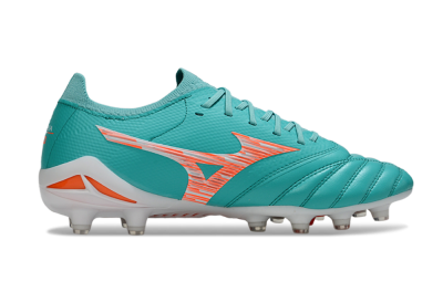 Mizuno Morelia Neo 4 FG Football Boots - Teal/Coral Burst/Sky Blue