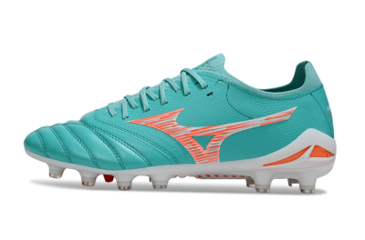 Mizuno Morelia Neo 4 FG Football Boots - Teal/Coral Burst/Sky Blue