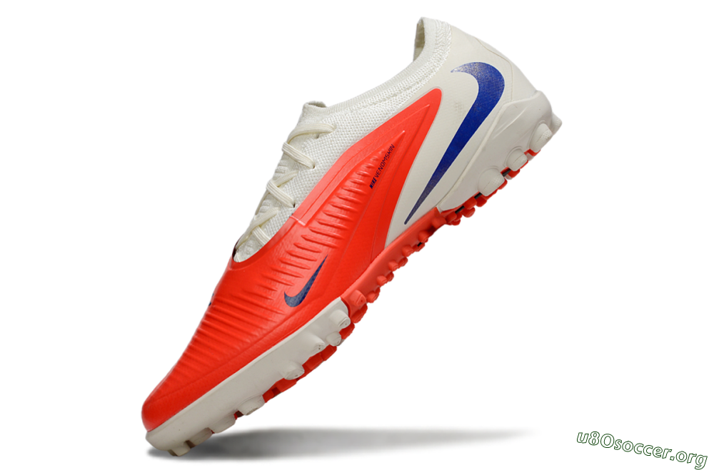 Nike Phantom 6 Low Elite TF Football Shoes - Red/Bright Red/Snow White 5