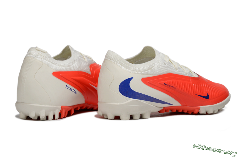 Nike Phantom 6 Low Elite TF Football Shoes - Red/Bright Red/Snow White 6