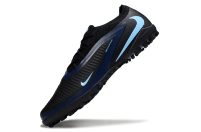 Nike Phantom 6 Low Elite TF Football Shoes - Black/Midnight Blue/Icy Blue