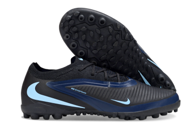 Nike Phantom 6 Low Elite TF Football Shoes - Black/Midnight Blue/Icy Blue